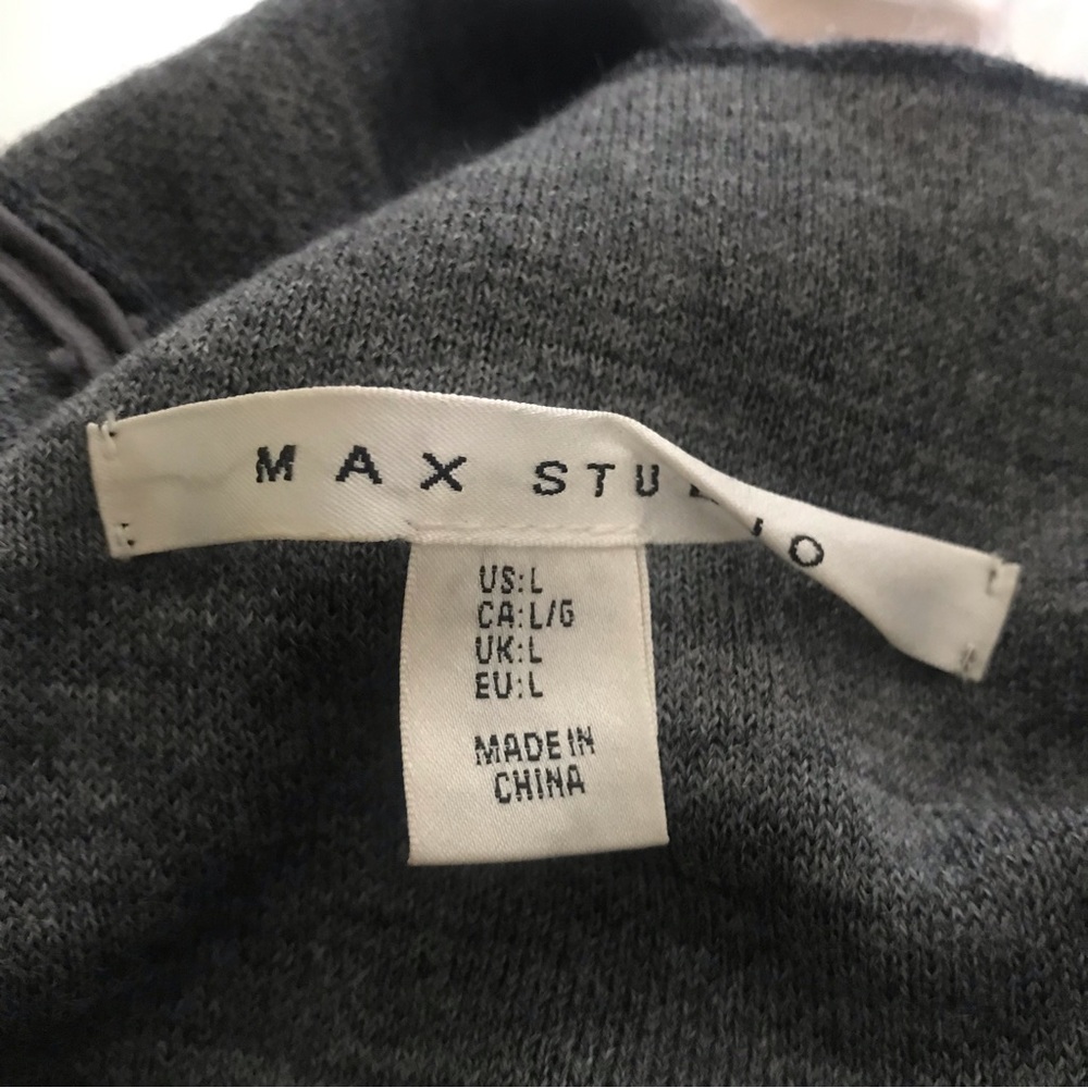 Max Studio Maxi Merino Wool Blend Turtleneck Sweater L - Picture 5 of 8